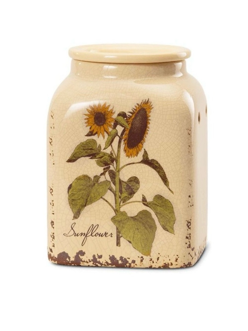 Scentsy Rustic Sunflower Fragrance Wax Melt Warmer EUC